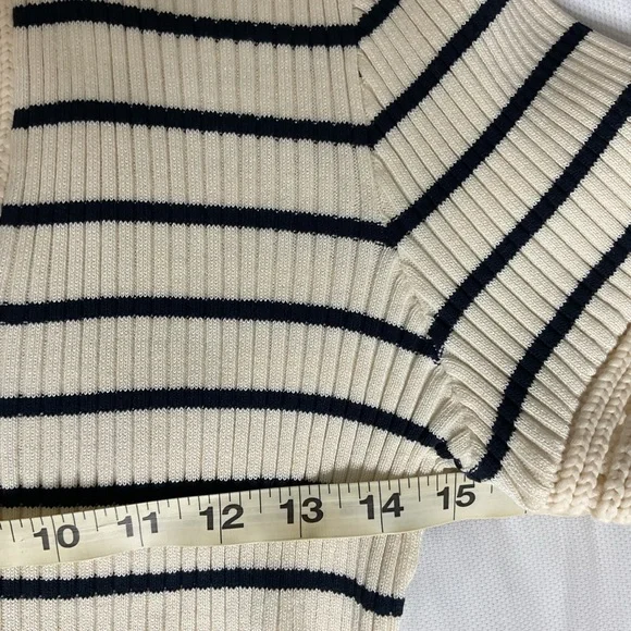 Moon River Black and White Cuffed Sleeve Sundress - Picture 4 of 16